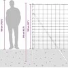 Tvorelės stulpas Cinkuotas 25 x 1,6 m Plienas