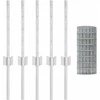 Euro tvoros su stulpu 10 x 0,4 m Galvanizuotas plienas