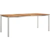 Lauko valgomojo komplektas 9 vnt. 200 x 90 x 75 cm