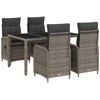 Lauko baldų komplektas Lauko valgomojo komplektas 5 pcs