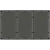 Lauko baldų komplektas Lauko valgomojo komplektas 7 pcs Juoda 150 x 90 x 75 cm