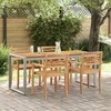 Sodo stalas Pilka 180 x 90 x 75 cm Kietos akacijos mediena