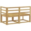 Lauko vidurinė ir kampinė sofa 2 Vienetas Balta