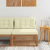 Lauko vidurinė sofa Kietos akacijos mediena Natūrali