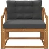 Lauko Vidurinis Sofa Natūrali