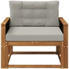Lauko Vidurinis Sofa Kietos akacijos mediena Natūrali