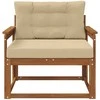 Lauko Vidurinis Sofa Natūrali