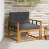 Lauko Vidurinis Sofa Natūrali