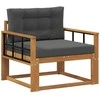Lauko Vidurinis Sofa Natūrali