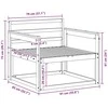 Lauko Vidurinis Sofa Natūrali