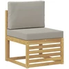 Lauko Vidurinis Sofa Kietos akacijos mediena Balta
