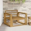 Lauko Vidurinis Sofa Kietos akacijos mediena Balta