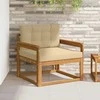 Lauko Vidurinis Sofa Natūrali