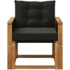 Lauko Vidurinis Sofa Kietasis akacijos medis ir Textilene