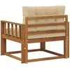 Lauko Vidurinis Sofa Natūrali