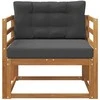 Lauko Vidurinis Sofa Natūrali