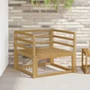 Lauko Vidurinis Sofa Kietos akacijos mediena Balta
