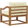 Lauko Vidurinis Sofa Natūrali