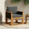 Lauko Vidurinis Sofa Kietos akacijos mediena Natūrali