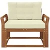Lauko Vidurinis Sofa Natūrali