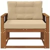 Lauko Vidurinis Sofa Natūrali