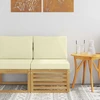 Lauko Vidurinis Sofa Kietos akacijos mediena Balta