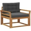 Lauko Vidurinis Sofa Natūrali