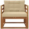 Lauko Vidurinis Sofa Natūrali
