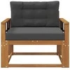 Lauko Vidurinis Sofa Natūrali