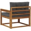Lauko Vidurinis Sofa Natūrali
