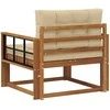 Lauko Vidurinis Sofa Natūrali