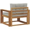 Lauko Vidurinis Sofa Natūrali