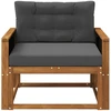 Lauko Vidurinis Sofa Kietos akacijos mediena Natūrali