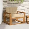 Lauko Vidurinis Sofa Natūrali