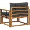 Lauko Vidurinis Sofa Natūrali
