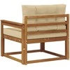 Lauko Vidurinis Sofa Natūrali