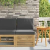 Lauko Vidurinis Sofa Kietos akacijos mediena Balta
