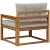 Lauko Vidurinis Sofa Natūrali
