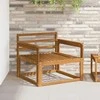 Lauko Vidurinis Sofa Natūrali
