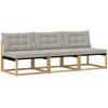 Lauko Vidurinis Sofa Kietos akacijos mediena Balta