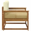 Lauko Vidurinis Sofa Kietos akacijos mediena Natūrali