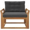Lauko Vidurinis Sofa Natūrali