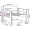 Lauko Vidurinis Sofa Natūrali