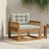Lauko Vidurinis Sofa Kietos akacijos mediena Natūrali