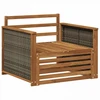 Lauko Vidurinis Sofa Kietos akacijos mediena Natūrali