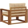 Lauko Vidurinis Sofa Natūrali
