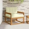 Lauko Vidurinis Sofa Natūrali
