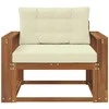 Lauko Vidurinis Sofa Natūrali