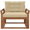 Lauko Vidurinis Sofa Natūrali