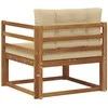 Lauko Vidurinis Sofa Natūrali
